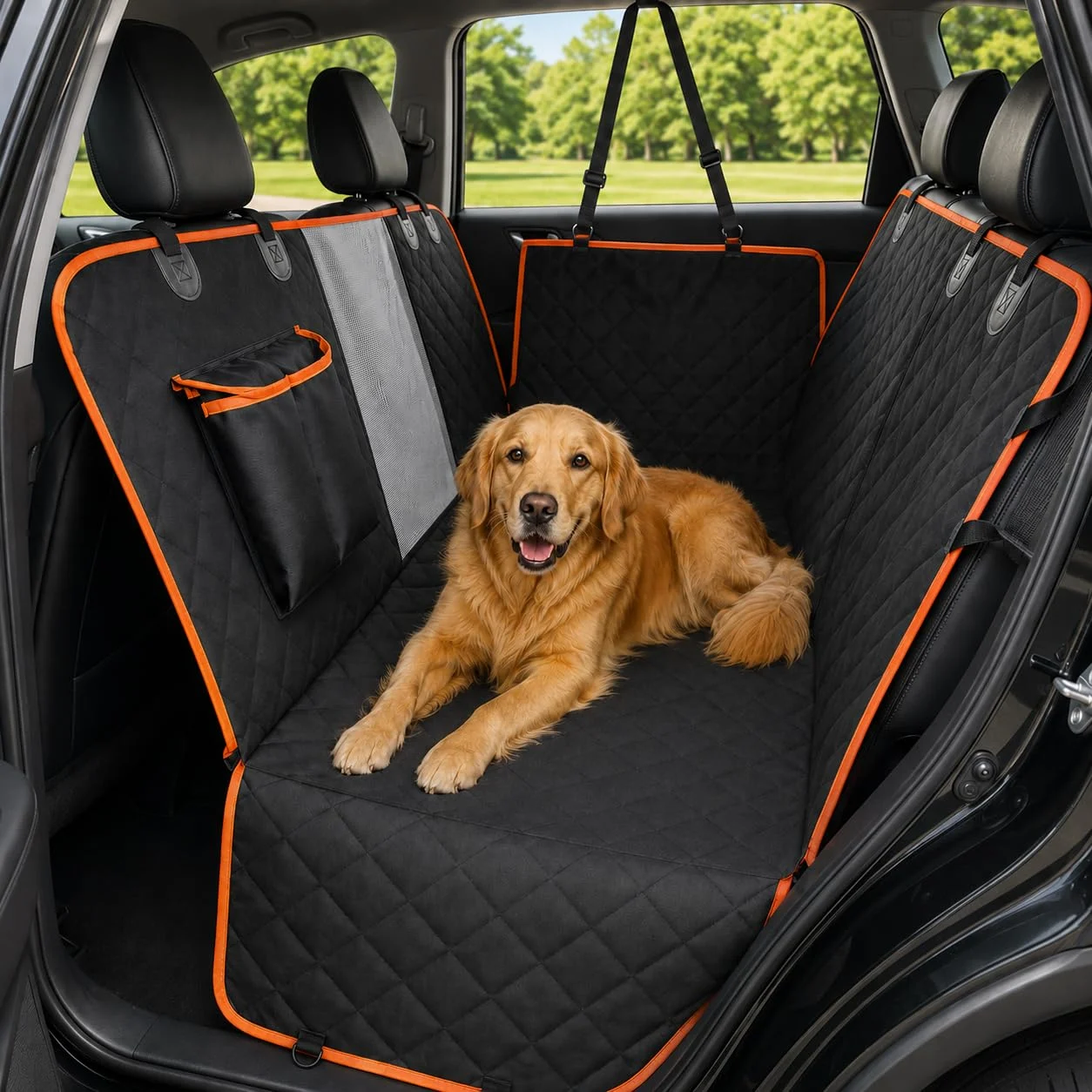 Dog Car Seat Cover For Back Seat, Waterproof Hammock Cars And Suvs Scratch-resistant,… — image 4