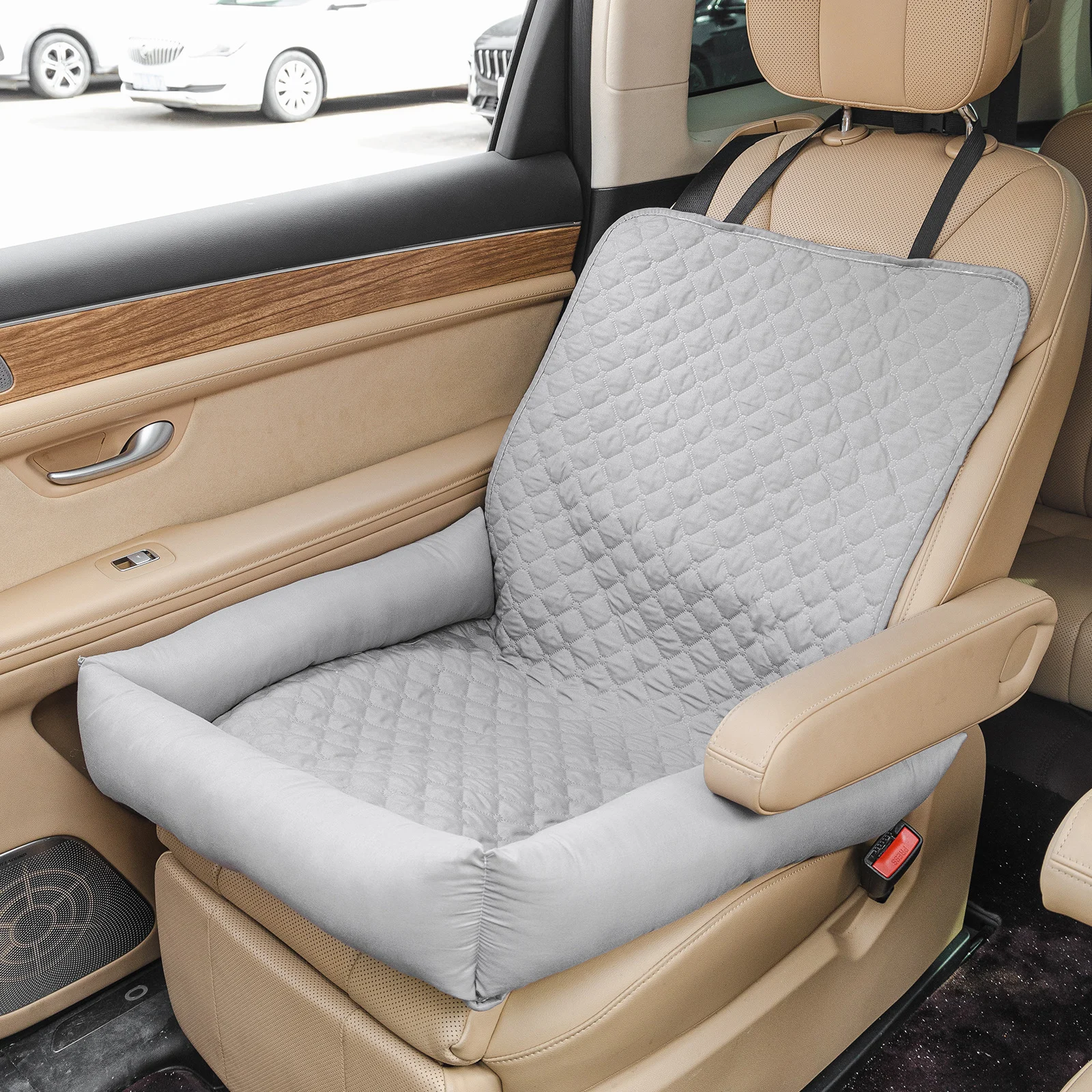 Dog Car Seat For Small Medium Dogs, Pet Front Protector, Black Waterproof &… — image 2