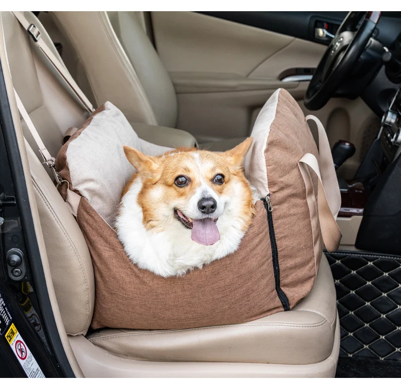 Dog Car Seat Portable Travel Pet Bed Safety Carrier Anti Escape Booster For Small… — image 5