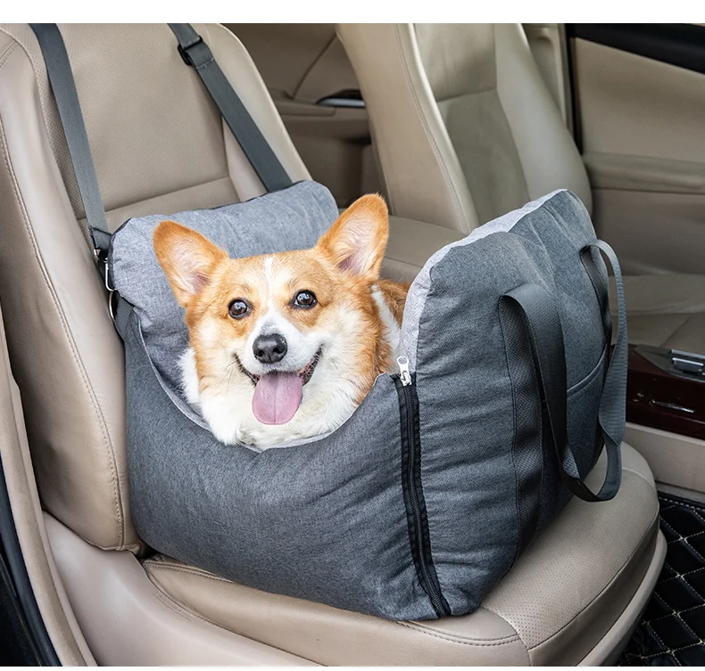 Dog Car Seat Portable Travel Pet Bed Safety Carrier Anti Escape Booster For Small… — image 6