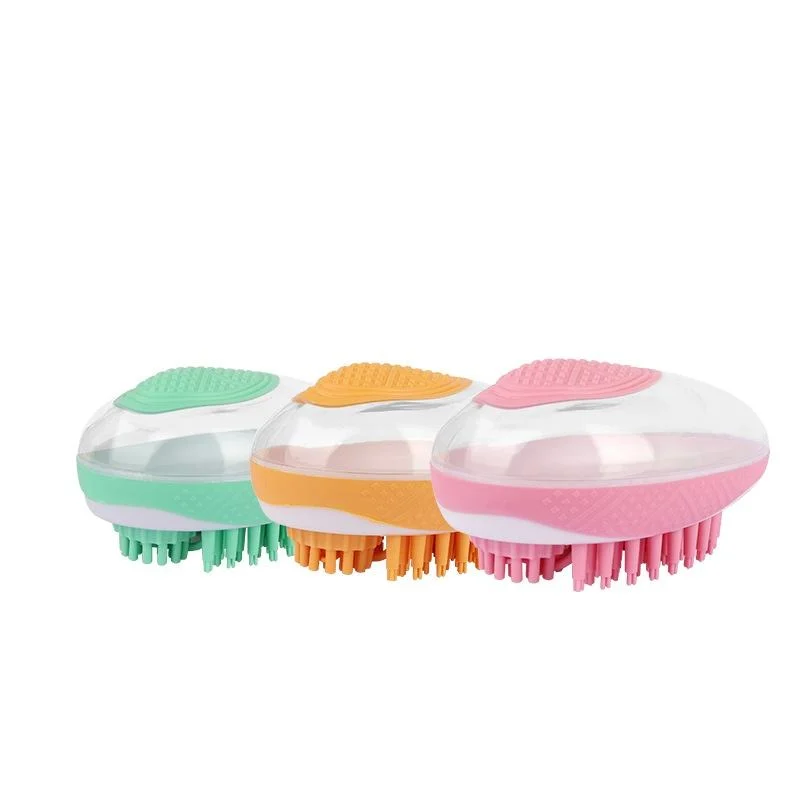 Dog Cat Bath Brush 2-in-1 Pet SPA Massage Comb Soft Silicone Pets Shower Hair Grooming… — image 6
