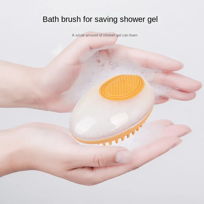 Dog Cat Bath Brush 2-in-1 Pet SPA Massage Comb Soft Silicone Pets Shower Hair Grooming… — image 3