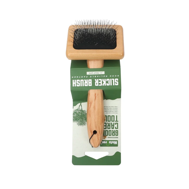 Dog & Cat Brush, Pet Slicker Brush With Bamboo Handle For Large Medium Short Hair… — image 7