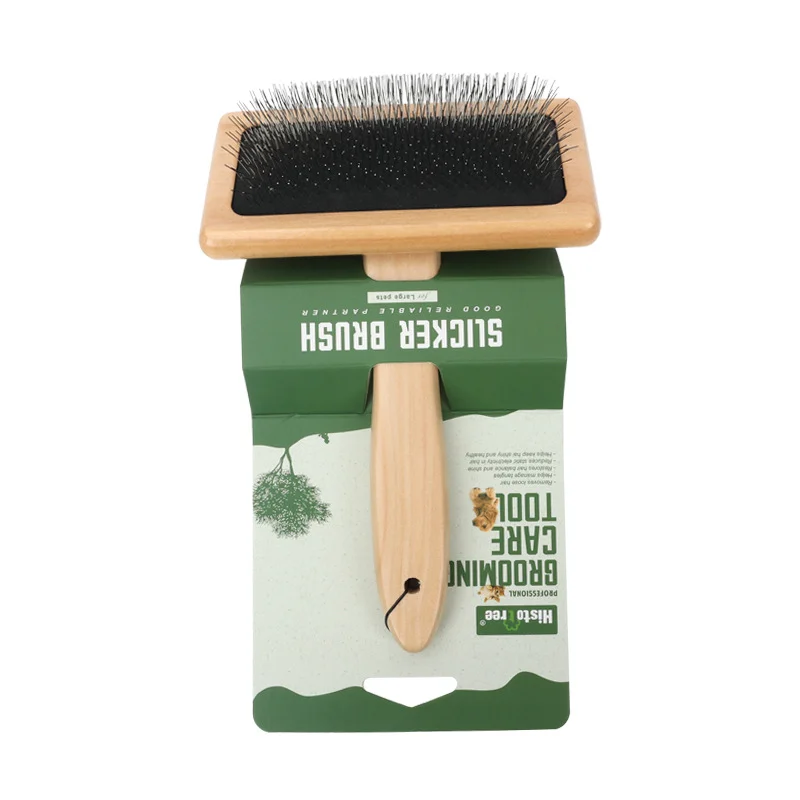 Dog & Cat Brush, Pet Slicker Brush With Bamboo Handle For Large Medium Short Hair… — image 8