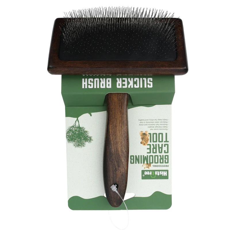 Dog & Cat Brush, Pet Slicker Brush With Bamboo Handle For Large Medium Short Hair… — image 5