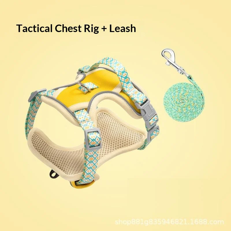 Dog Chest-strap Leash H-shaped Vest Style Adjustable — image 5