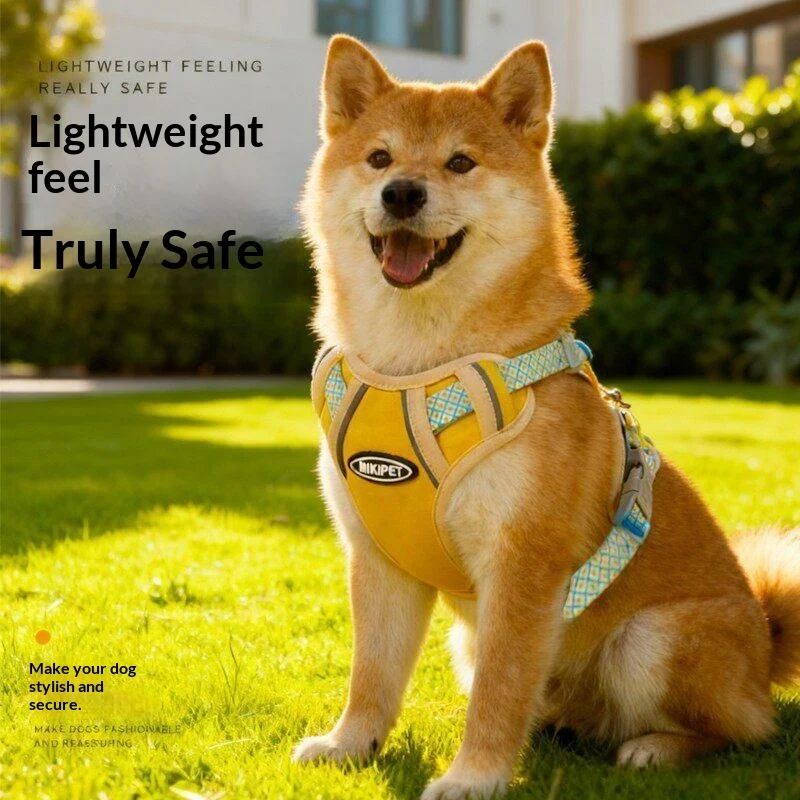 Dog Chest-strap Leash H-shaped Vest Style Adjustable — image 2