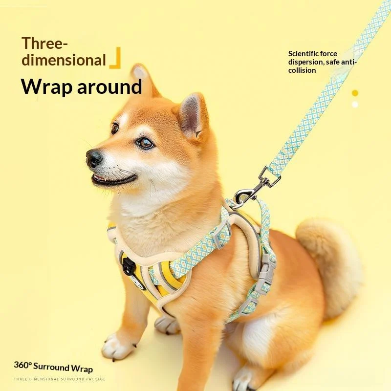 Dog Chest-strap Leash H-shaped Vest Style Adjustable — image 7