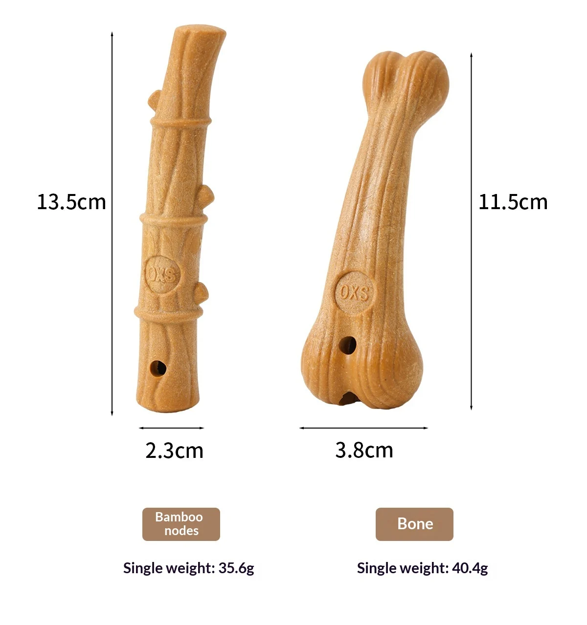 Dog Chew Stick Wood-plastic Bone Toy — image 2