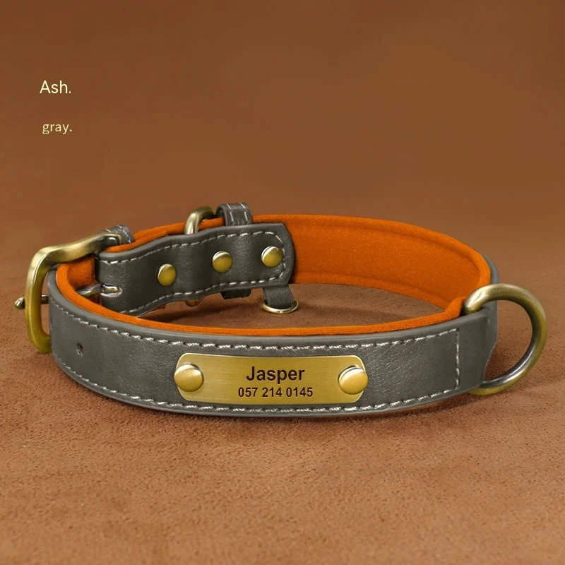 Dog Collar Engraved With Lettering To Prevent Loss Of Neck — image 2