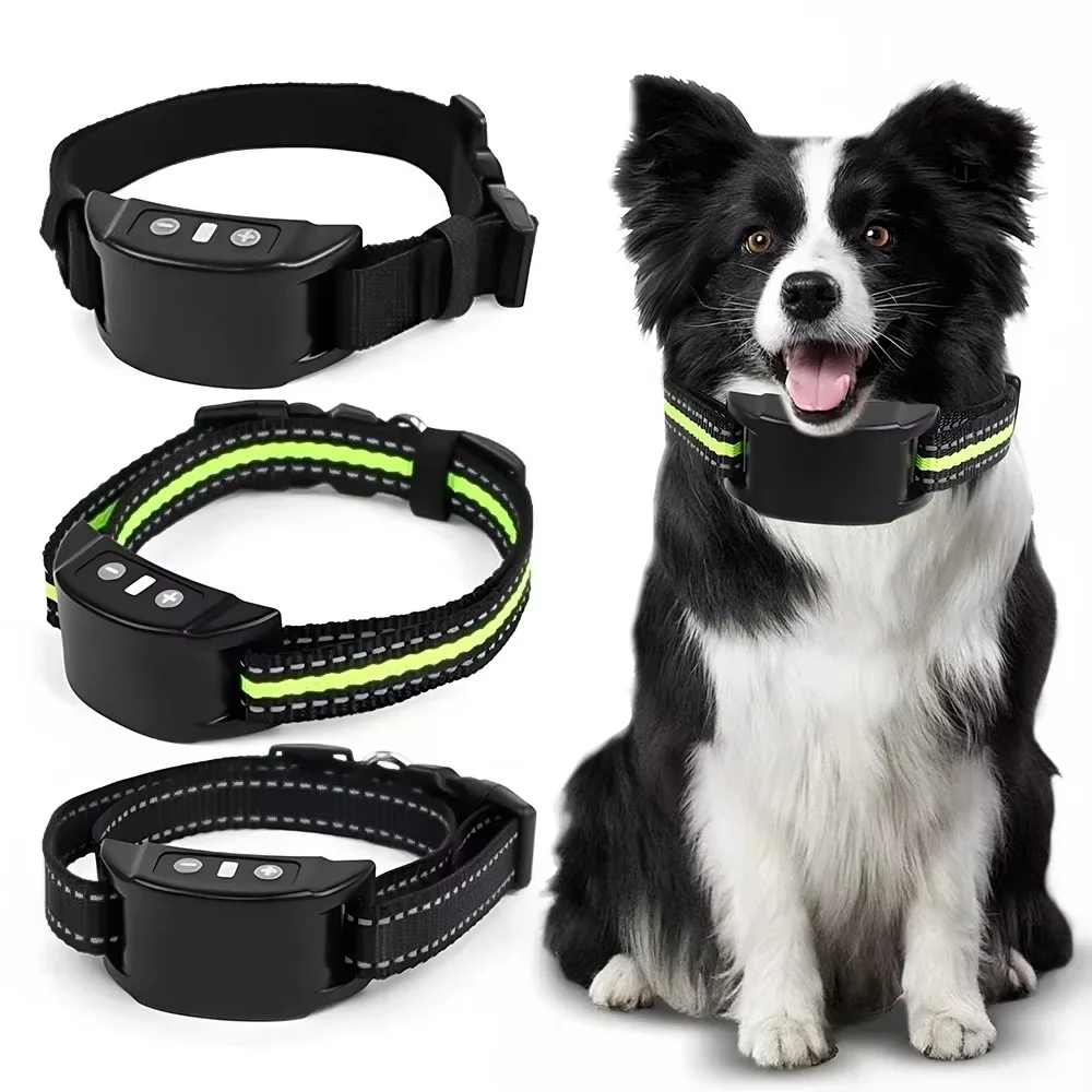 Dog Collar USB Rechargeable Trainer Electric Vibration Shock Beep Training Anti… — image 4