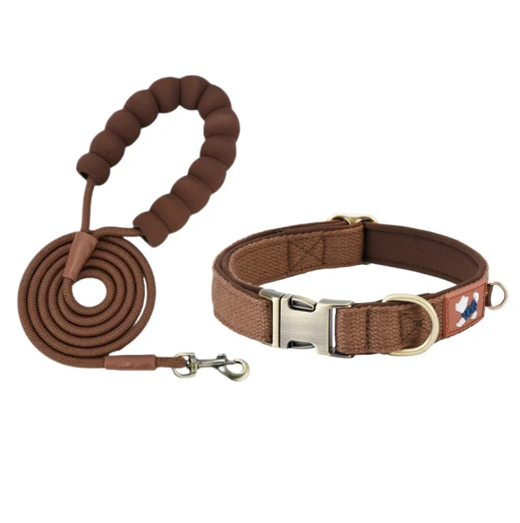 Dog Collar Webbing With Space Cotton Lining Adjustable Neck Strap — image 6