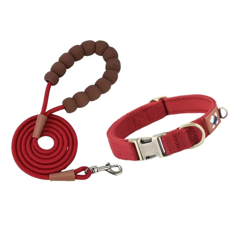 Dog Collar Webbing With Space Cotton Lining Adjustable Neck Strap — image 5