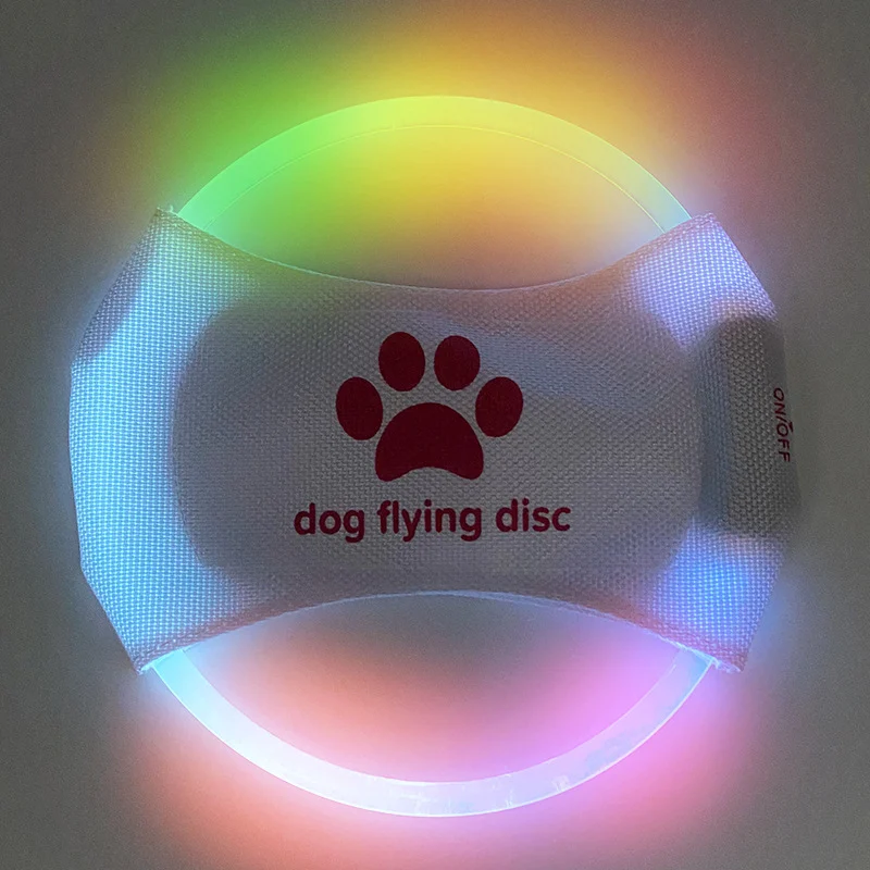 Dog Flying Discs Light Glowing LED Luminoustrainning Interactive Toys Game Toy Pet… — image 1