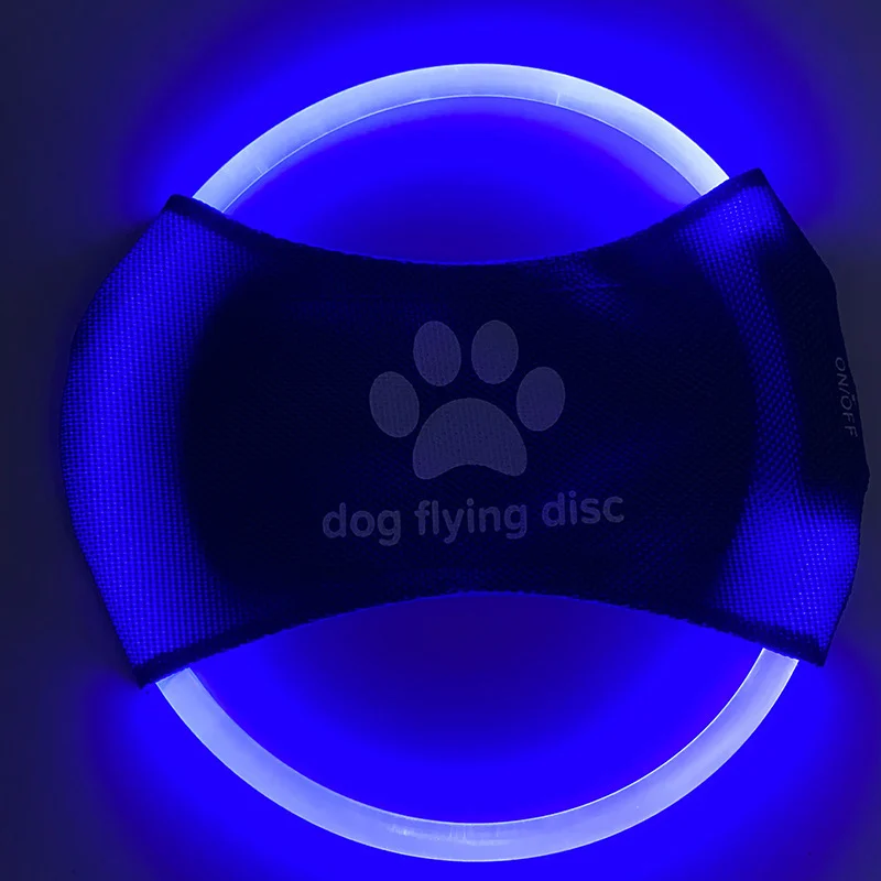 Dog Flying Discs Light Glowing LED Luminoustrainning Interactive Toys Game Toy Pet… — image 8