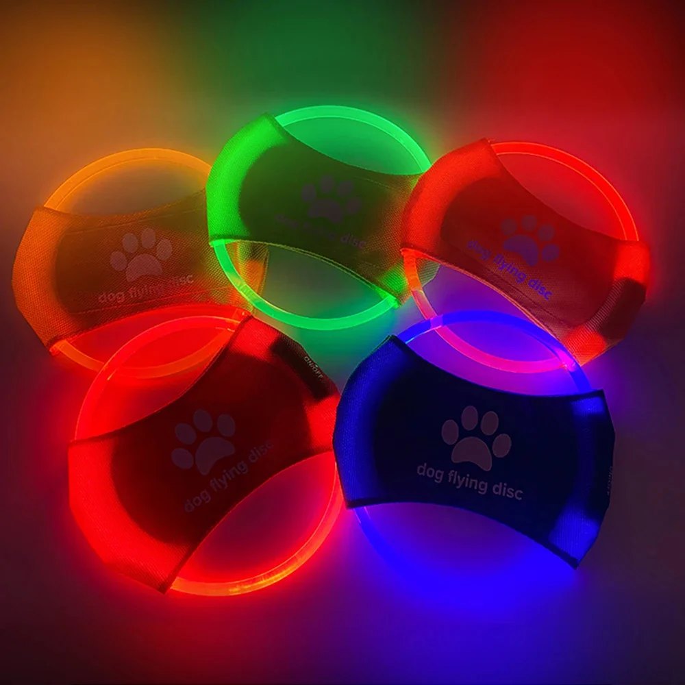 Dog Flying Discs Light Glowing LED Luminoustrainning Interactive Toys Game Toy Pet… — image 7