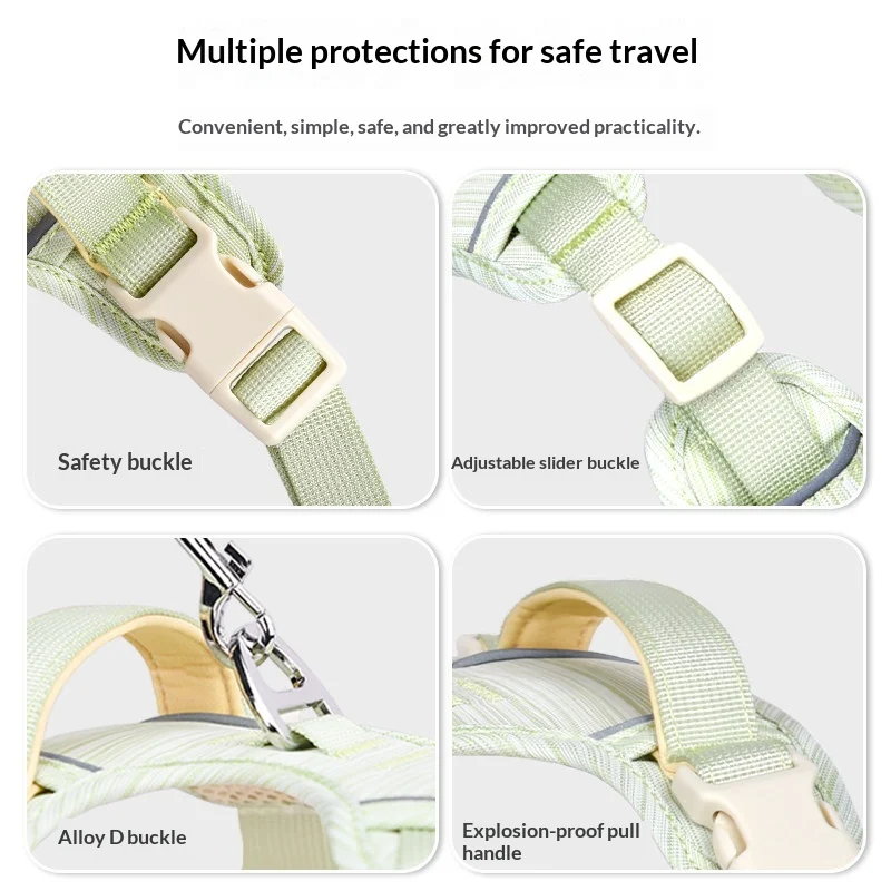 Dog Hand Holding Rope Pet Vest Chest Strap — image 7