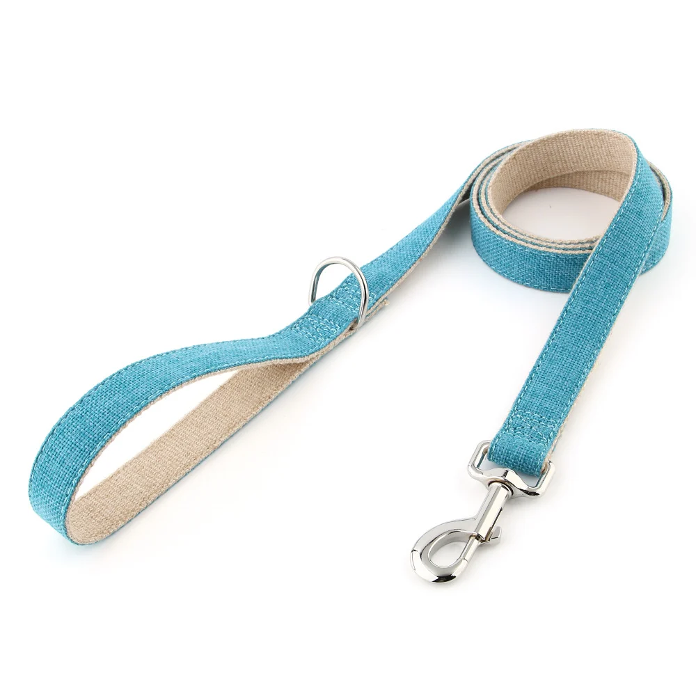 Dog Leash Cotton And Linen For Outdoor Walking Pet — variant image