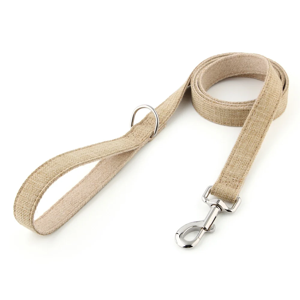 Dog Leash Cotton And Linen For Outdoor Walking Pet — image 3