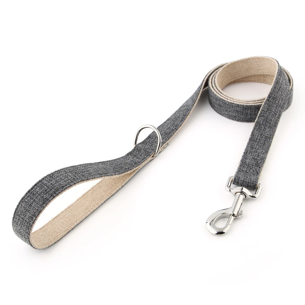 Dog Leash Cotton And Linen For Outdoor Walking Pet — variant image
