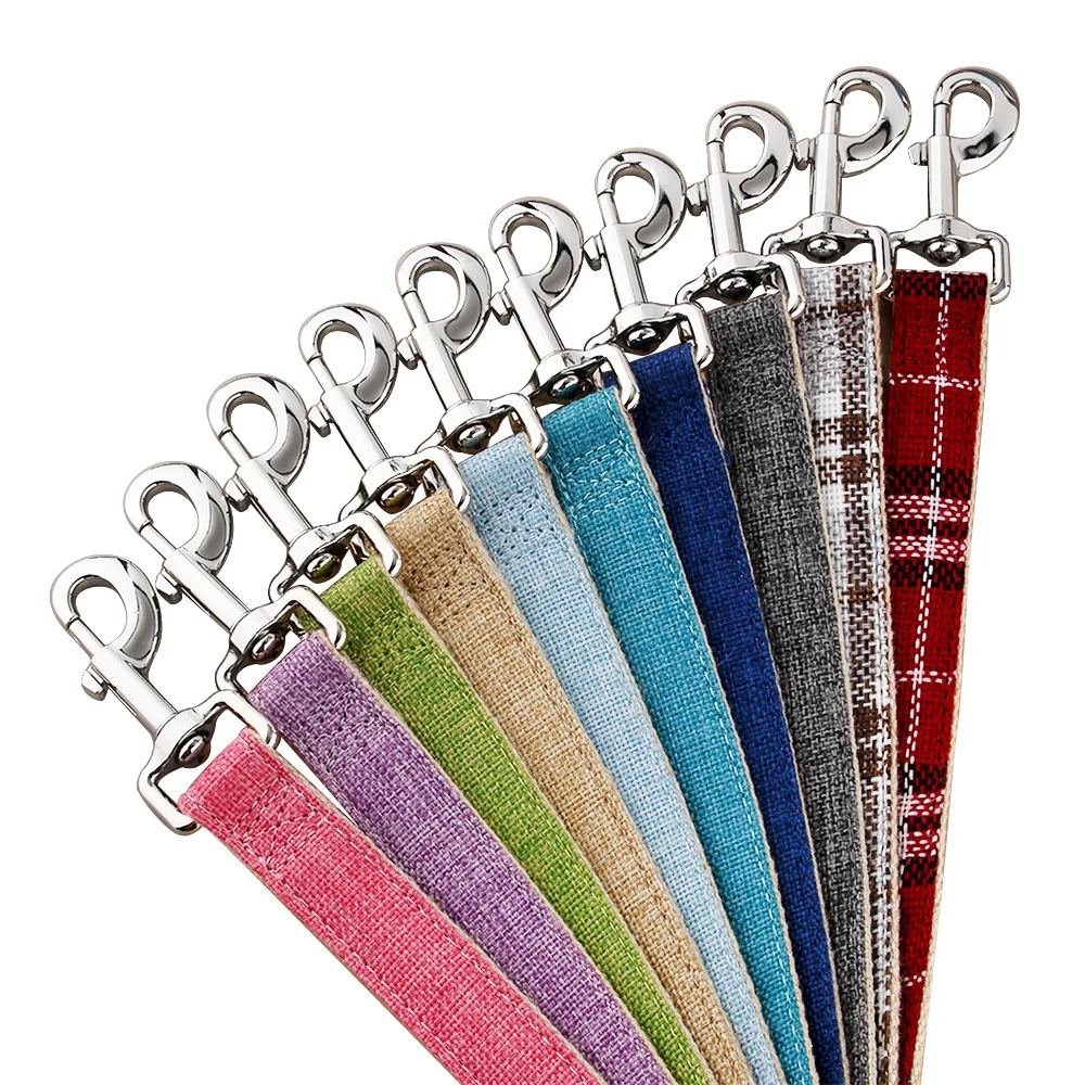 Dog Leash Cotton And Linen For Outdoor Walking Pet — image 4