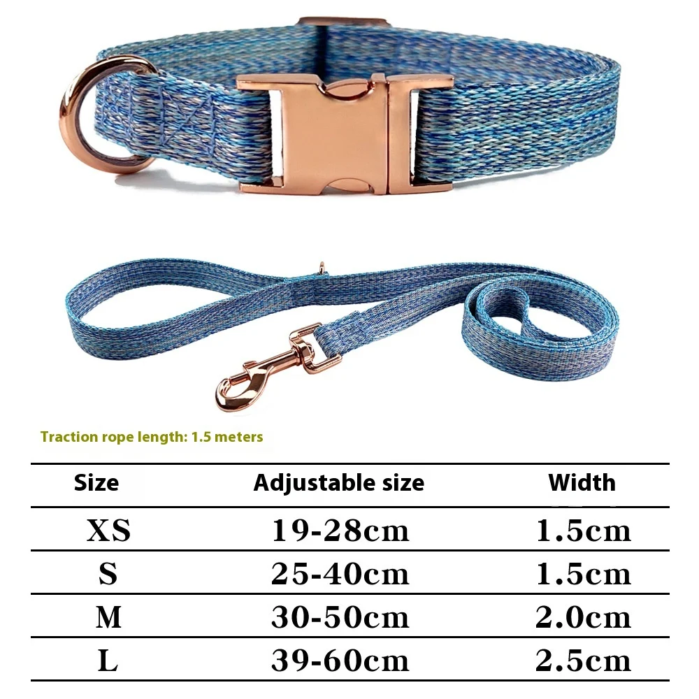 Dog Leash With Engraved Lettering And Anti Lost Collar — image 6