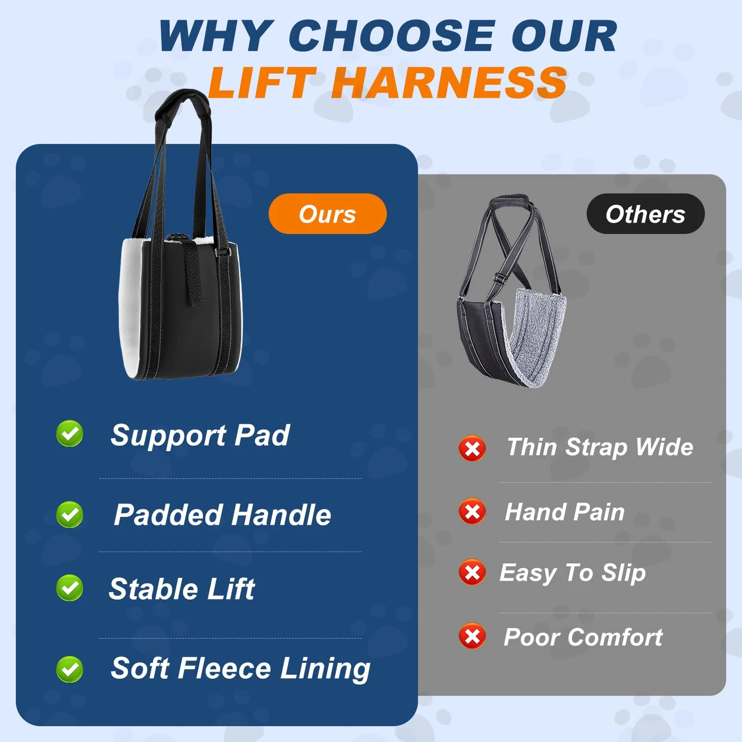Dog Lift Harness For Rear Legs, Adjustable Support Large Dogs, Soft Hip Sling Senior,… — image 8
