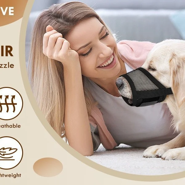Dog Muzzle, Anti-biting, Barking And Eating Mask, Medium-sized Pet Supplies — image 6