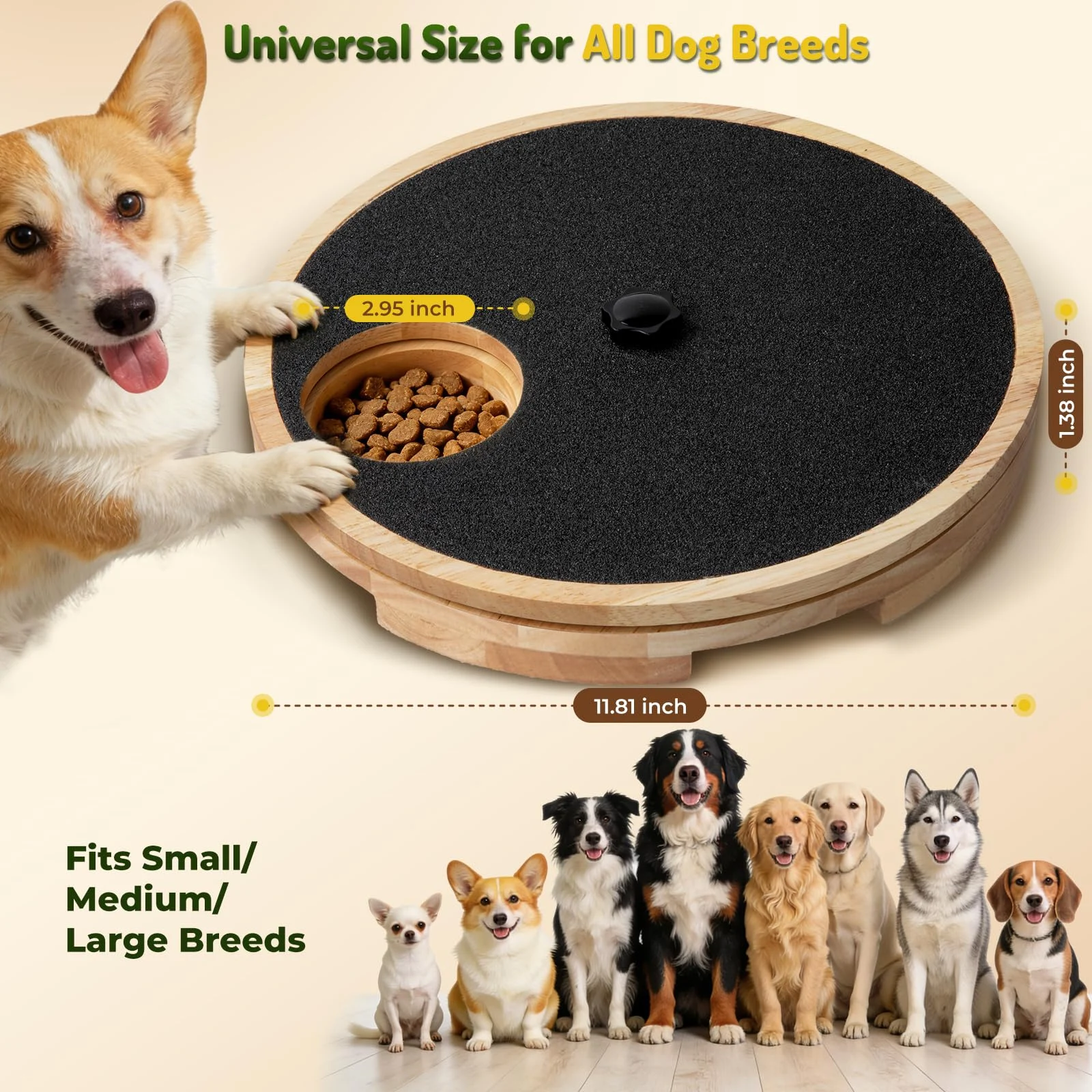 Dog Nail Scratch Board With Treat Box For Claw Care Interactive File Toy Stress-free… — image 3