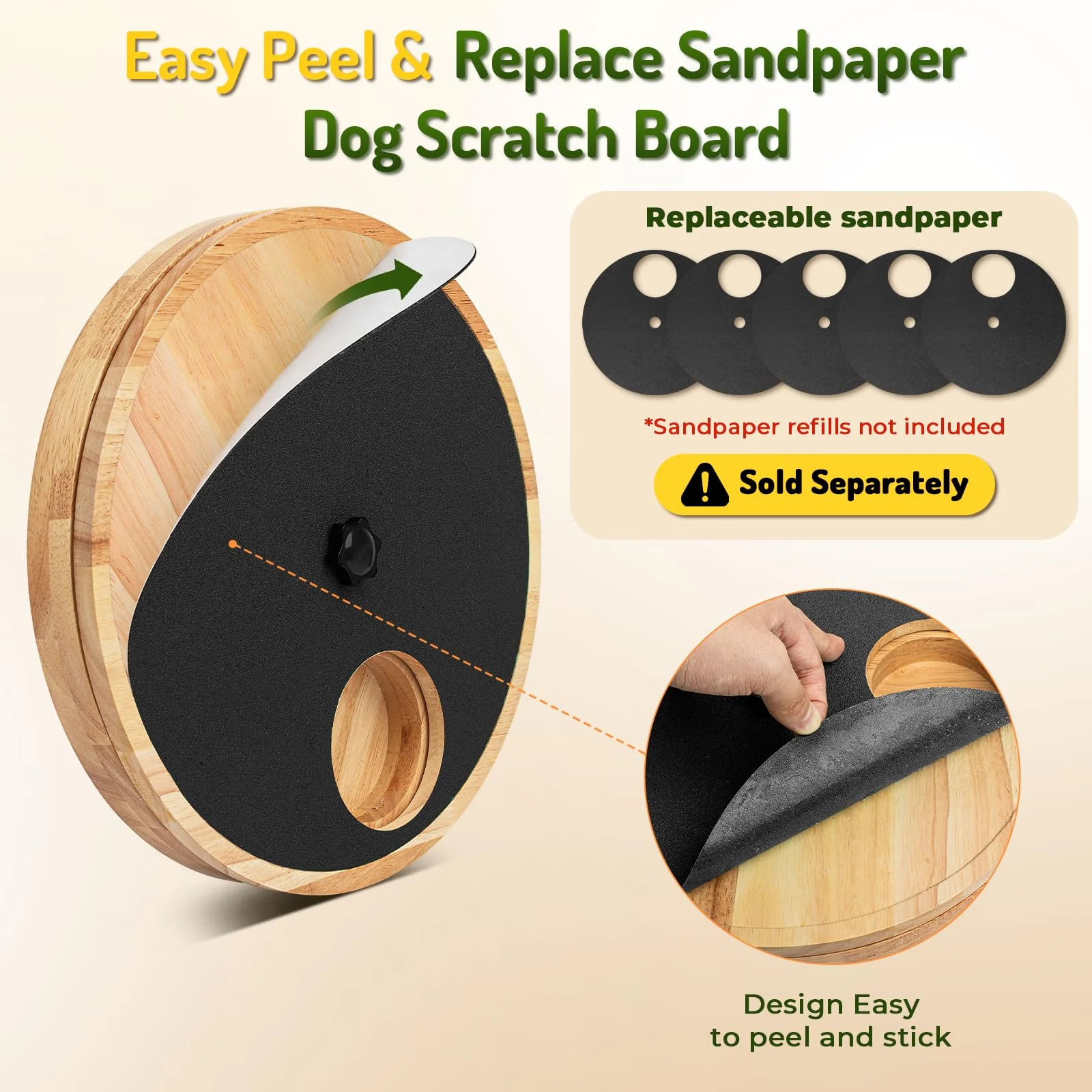Dog Nail Scratch Board With Treat Box For Claw Care Interactive File Toy Stress-free… — image 6