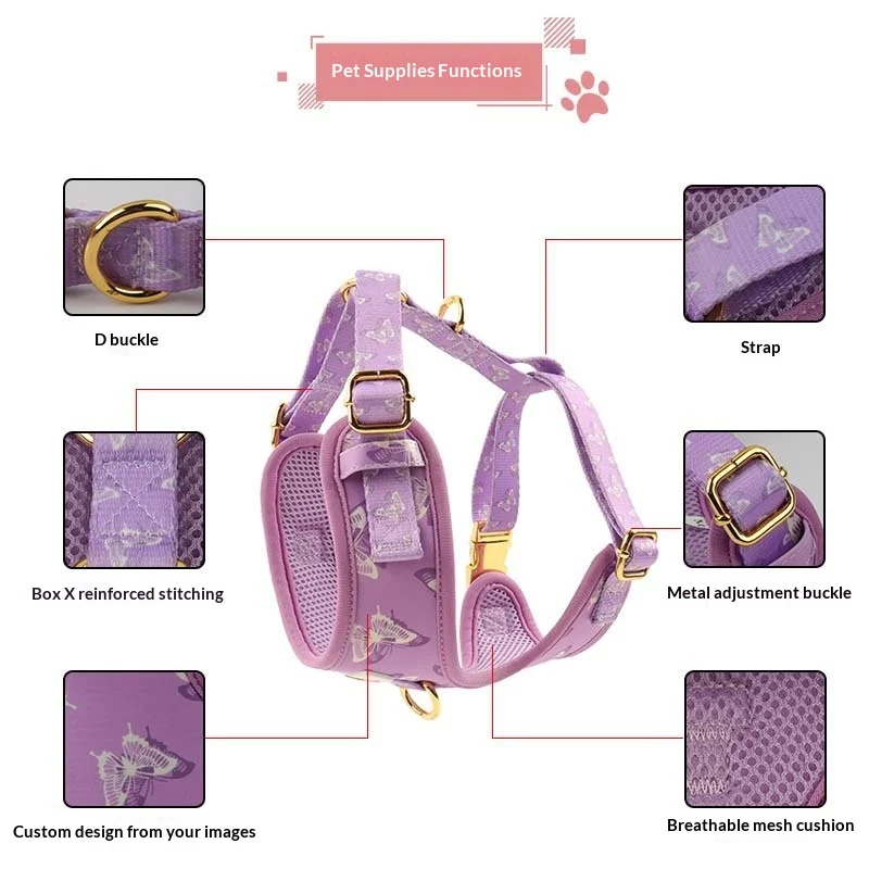 Dog Outfit Pet Extra-large Collar And Leash — image 4
