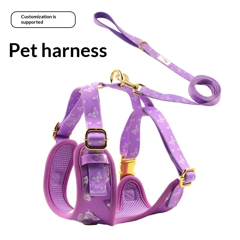Dog Outfit Pet Extra-large Collar And Leash — image 3