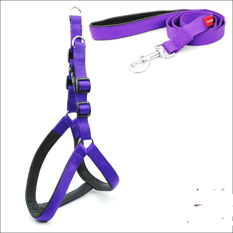 Dog Padded Harness Leash Reflective Nylon — image 3