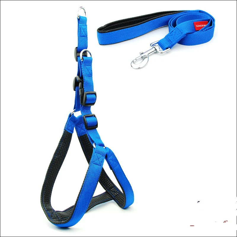 Dog Padded Harness Leash Reflective Nylon — image 1