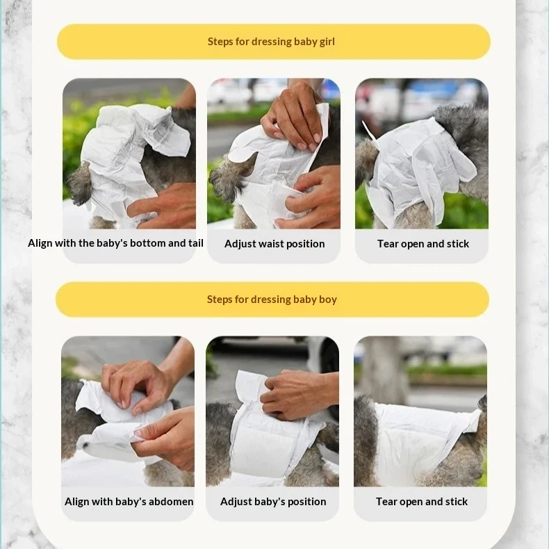 Dog Physiological Pants Pet Menstrual Period Diapers — image 5