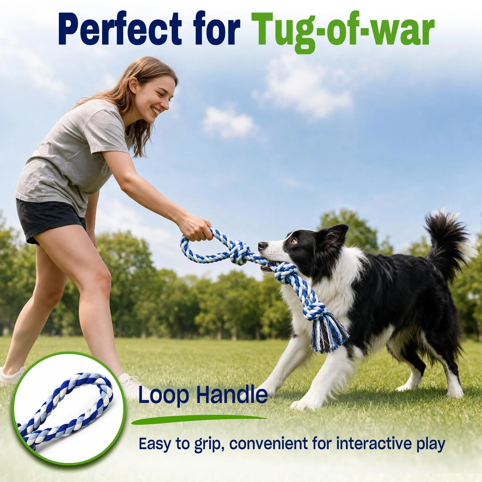 Dog Rope Toys For Aggressive Chewers, Tough Chew Heavy Duty Tug Of War Large Medium… — image 5