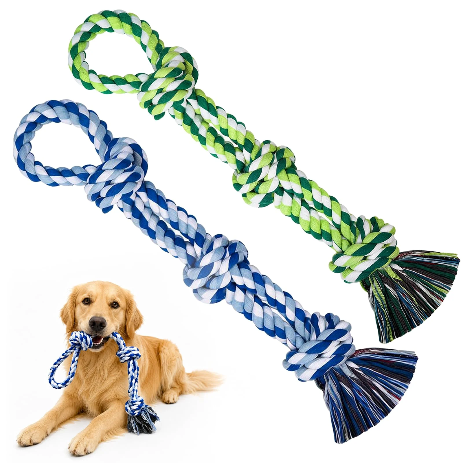 Dog Rope Toys For Aggressive Chewers, Tough Chew Heavy Duty Tug Of War Large Medium… — image 6