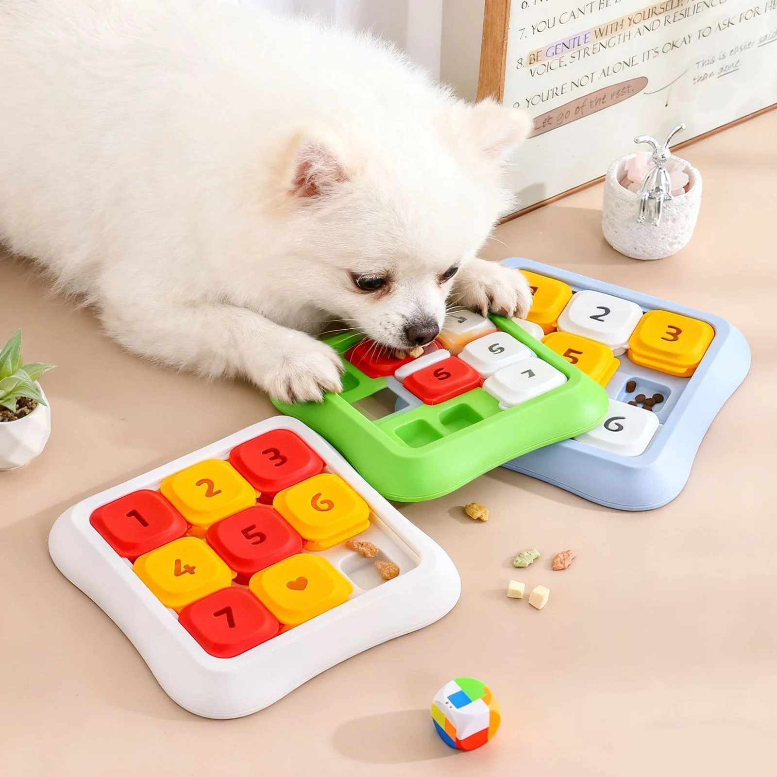 Dog Slow Feeder Bowl Companion Intelligence-boosting Puzzle Toy — image 1