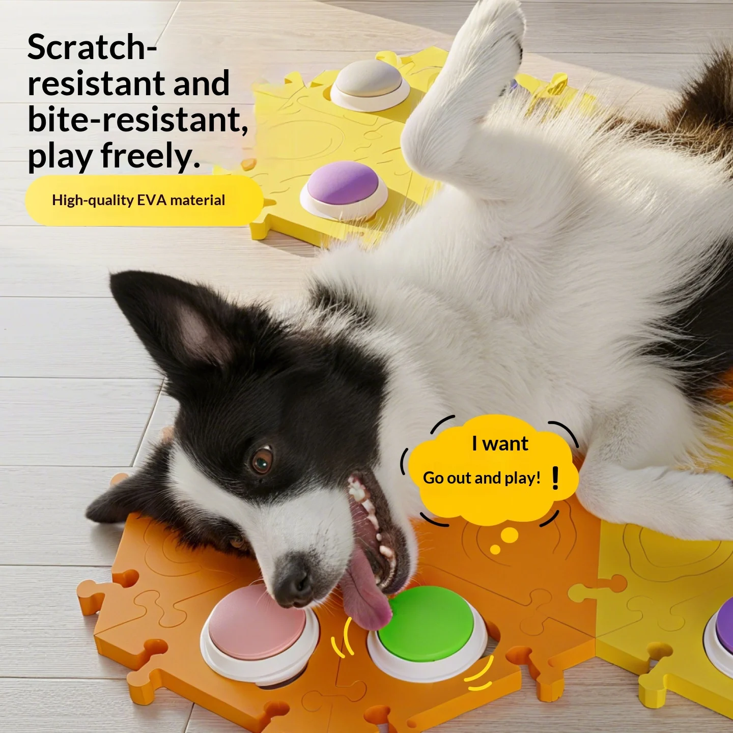 Dog Talking Button Sound-producing Toy — image 5