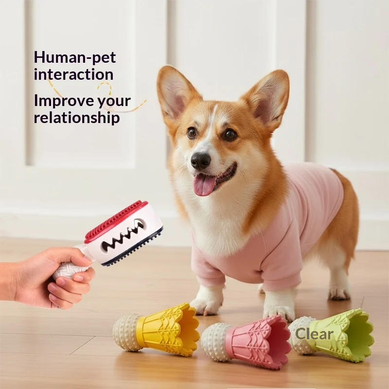 Dog Toy Treat-dispensing Chew Stick Durable Rubber — image 18