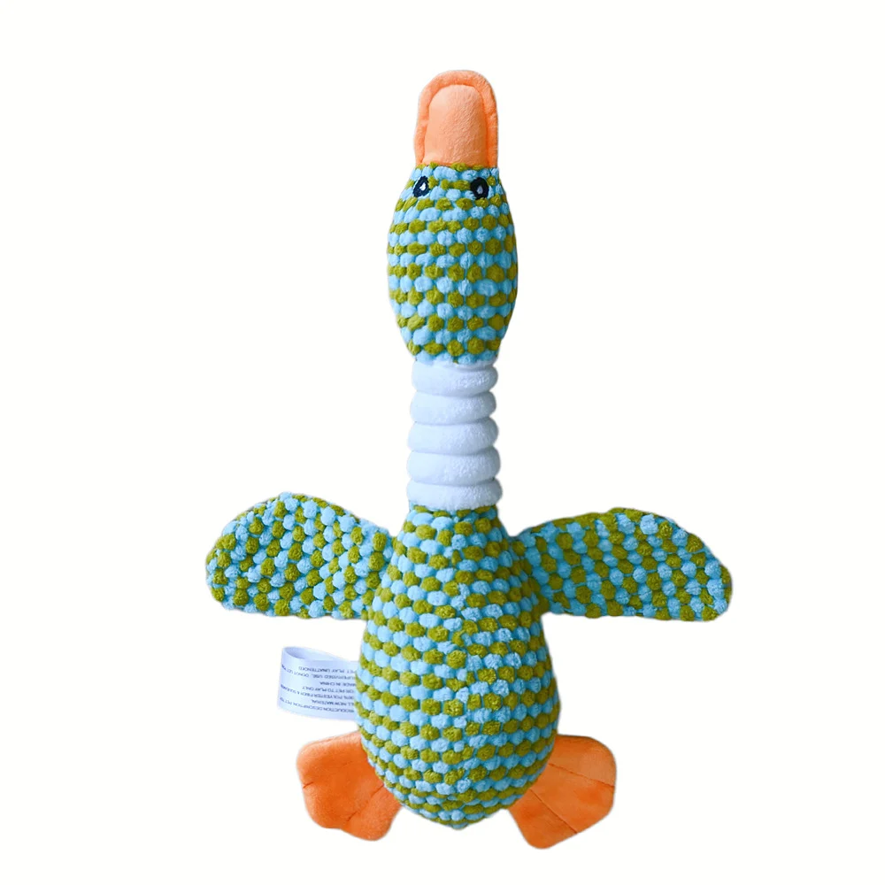Dog Toys For Aggressive Chewers, Duck Plush Squeaky Crinkle Chew Toy Puppies And Small… — variant image