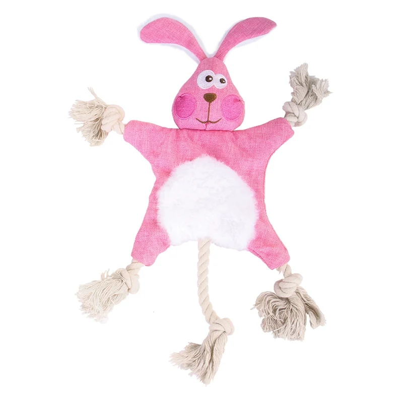 Dog Toys, Stuffed, Chewing, Plush, Squeaky Animal Pet Puppy, Fox, Squirrel, Dog, Cat,… — image 4