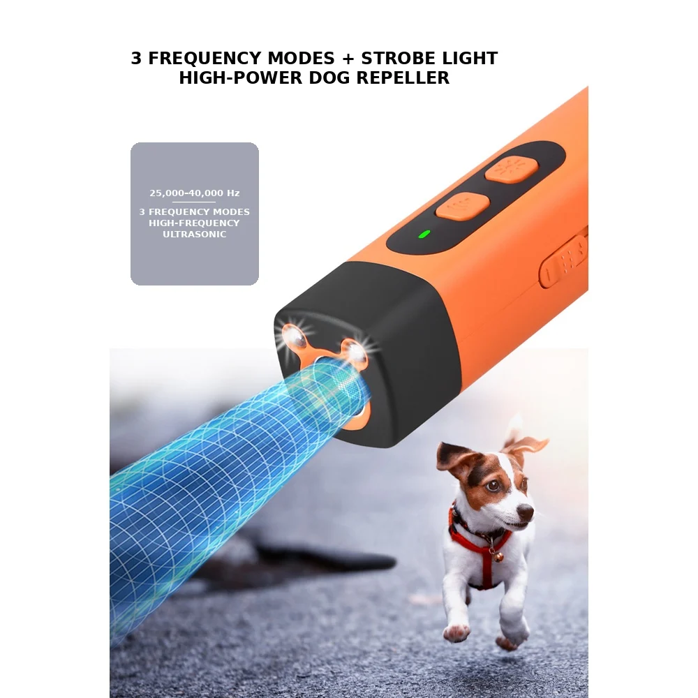 Dog Training Device - Ultrasonic Sound Trainer For Dogs, Handheld No Shock Spray Bark… — image 2
