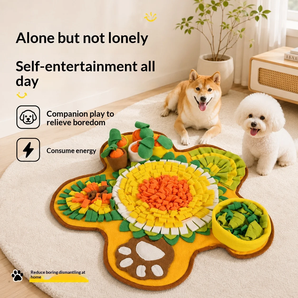 Dog Treat-dispensing Toy And Scent-based Boredom-busting Blanket — image 3