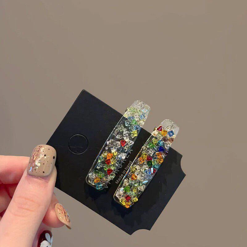 Dopamine-colored Diamond Hair Clip For Women — image 3