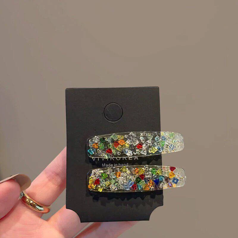 Dopamine-colored Diamond Hair Clip For Women — image 4