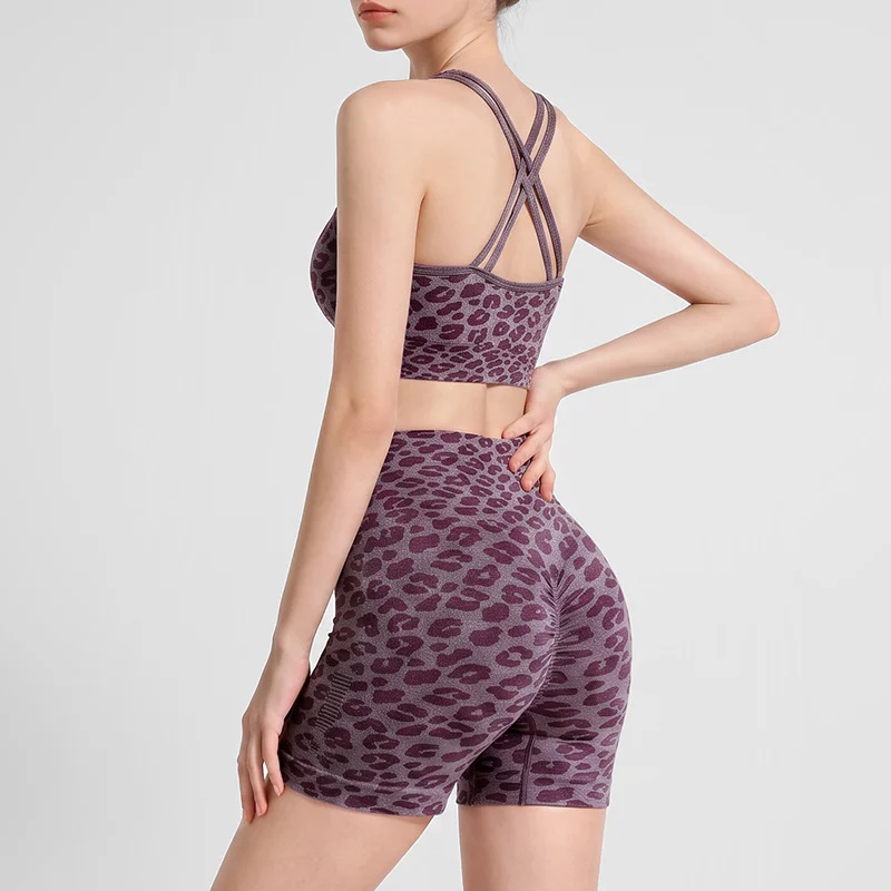 Dopamine Yoga Outfit Set Back Friendly Tank Top With Built In Bra Pads High Waisted… — image 2