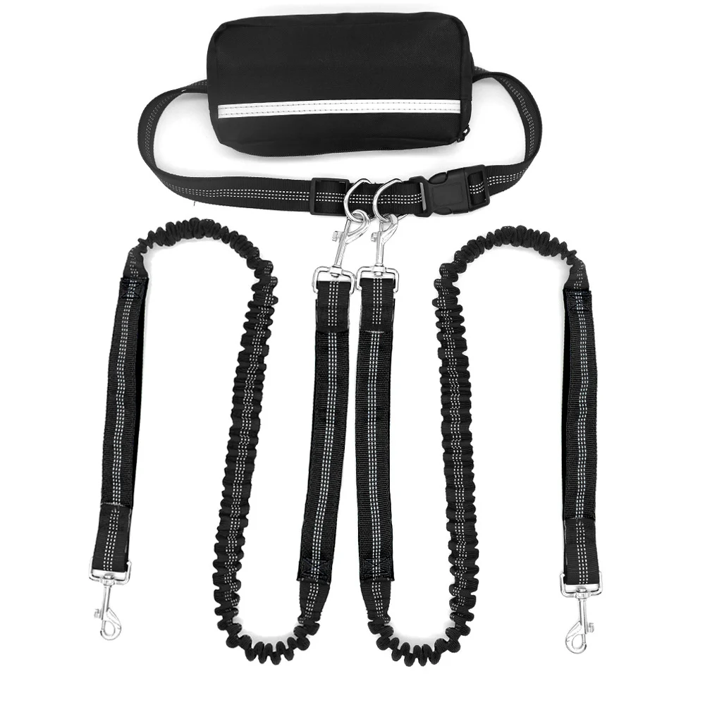 Doubl-headed Leashone Leash For Two Dogsrunning And Walking Dog With Burstresistance — image 8