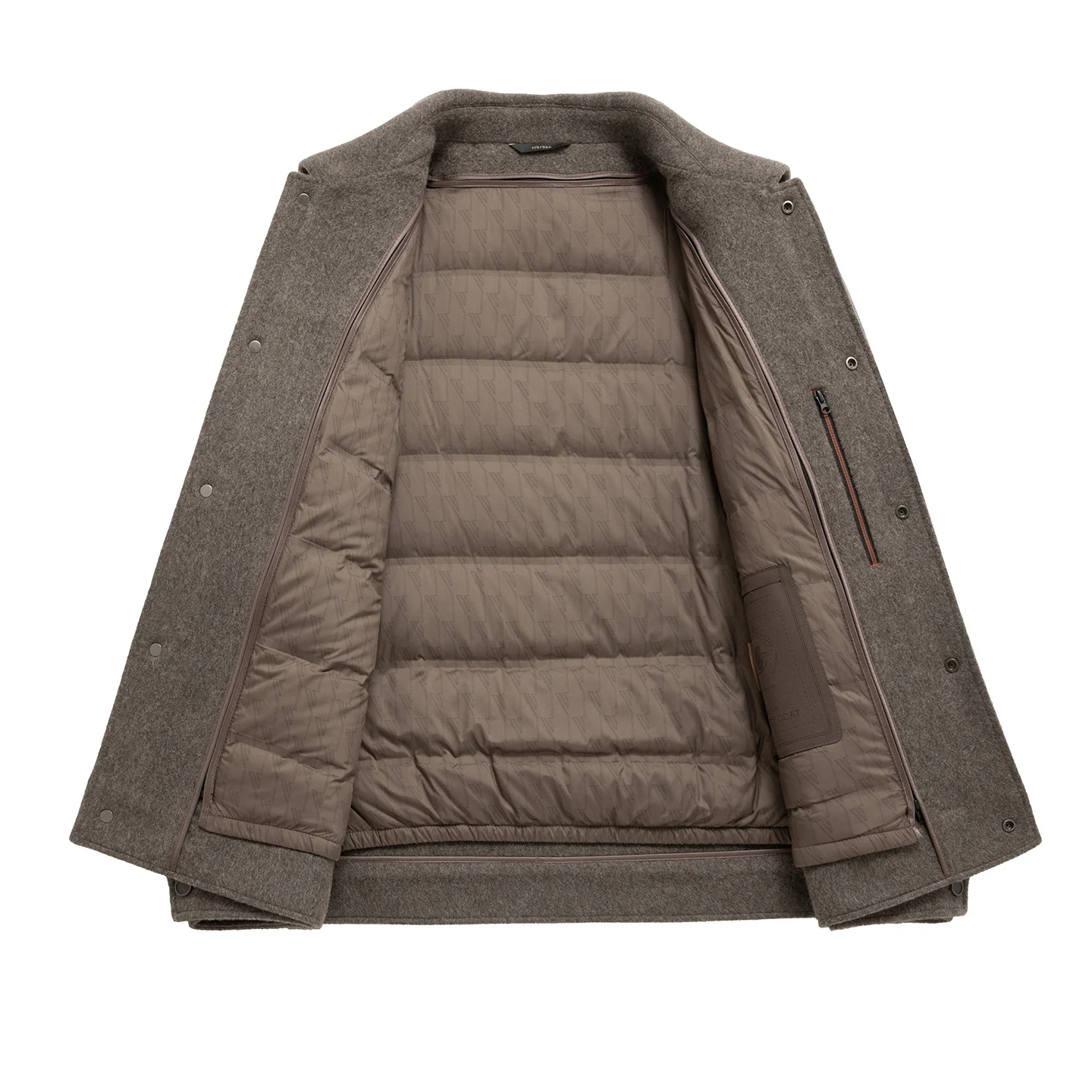 Double-breasted Wool Coat Mens Casual Outerwear — image 2