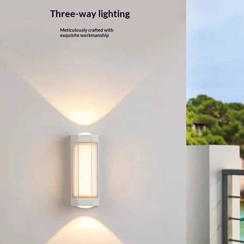 Double-head Outdoor Wall Lamp Waterproof For Patios And Gardens — image 4